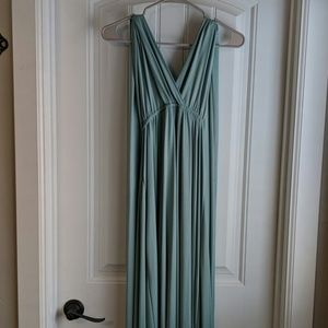 Long  olivegreen dress